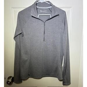 Under Armour Run Microthread 1/2 Zip Fitted 1302156 Top Heatgear Women Medium